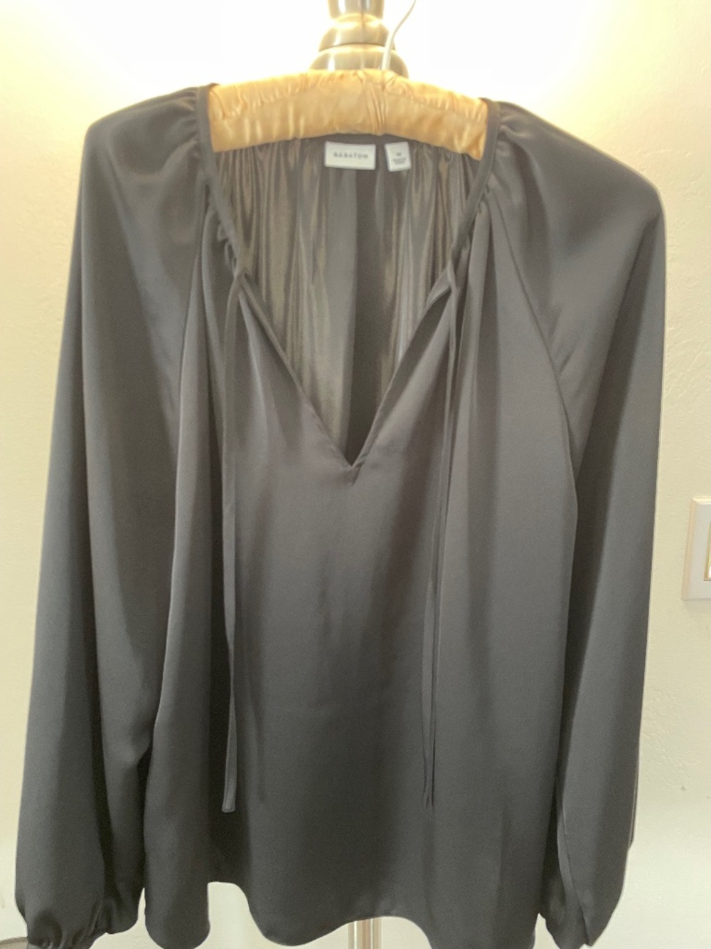 Aritzia Black Blouse